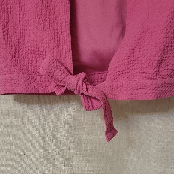 Paisley Lane Pink Textured Two-Piece Set - Picture 9 of 9